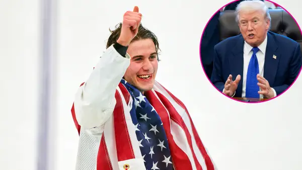Promo Team USA Jack Hughes Responds to Backlash After Laughing at Trump Joke About Womens Team