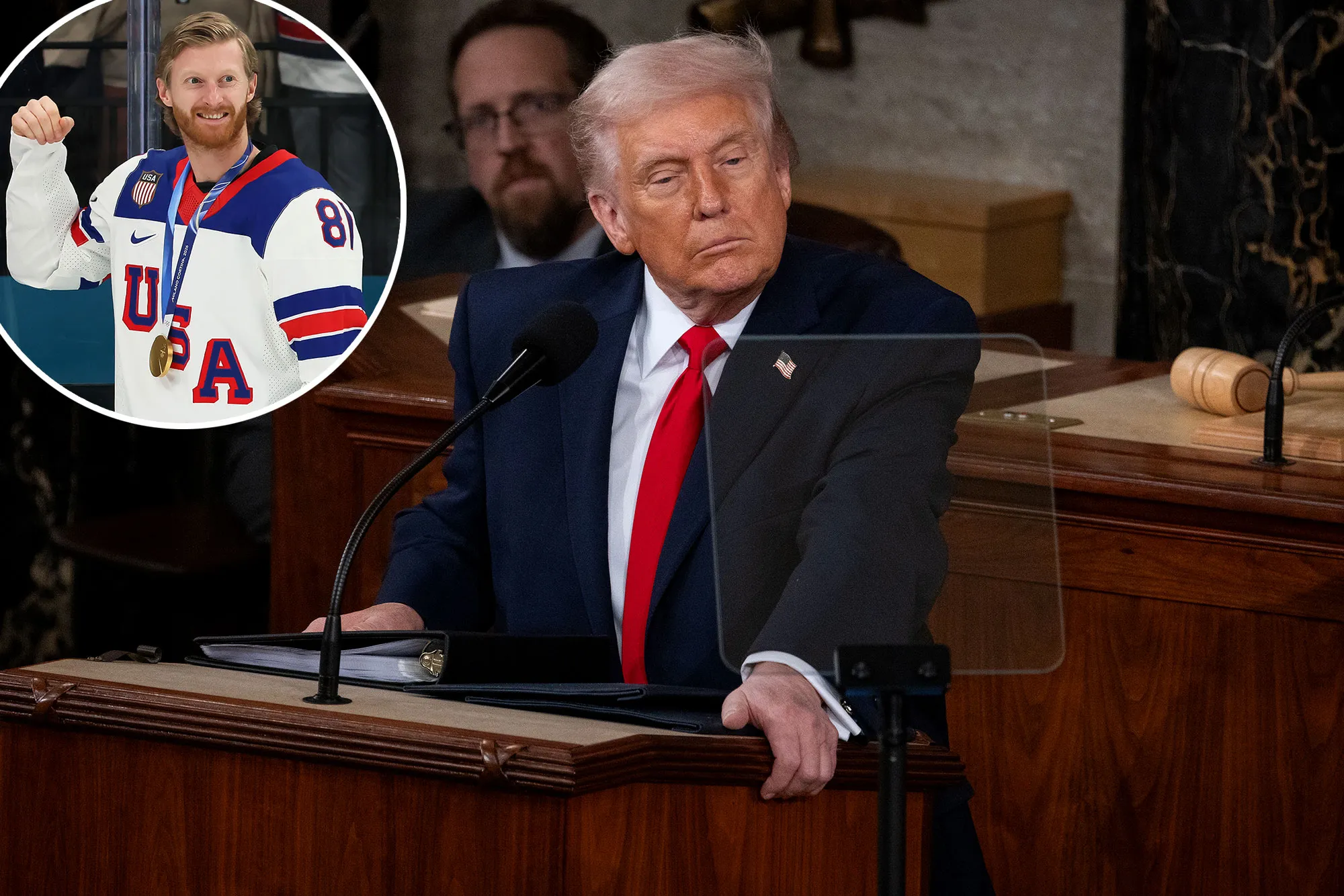 Promo Team USA Kyle Connor Addresses Skipping President Trump State of the Union Address