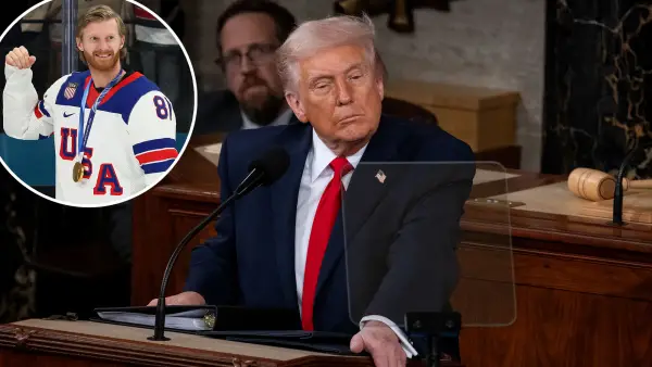 Promo Team USA Kyle Connor Addresses Skipping President Trump State of the Union Address