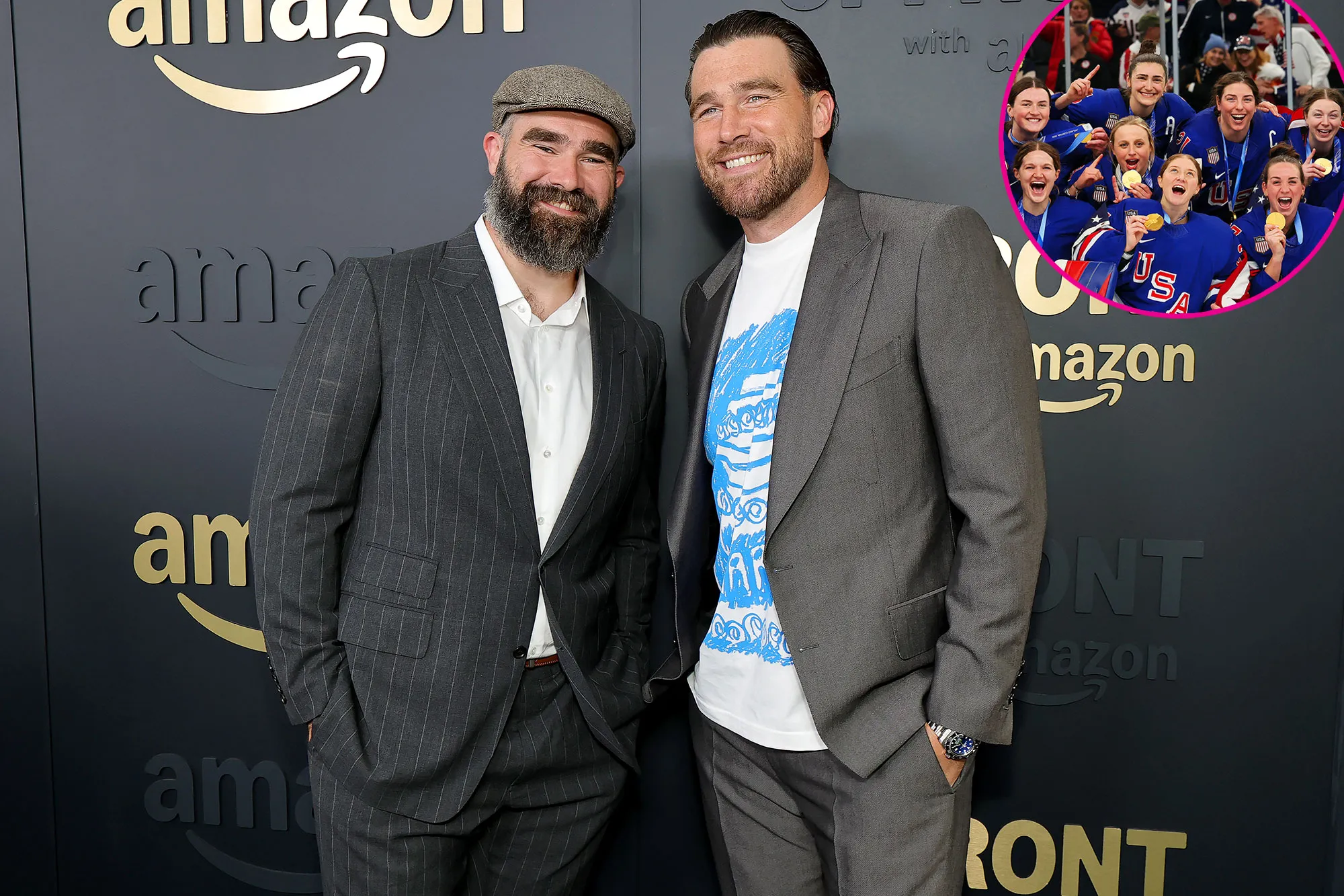Promo Travis and Jason Kelce Praise USA Womens Hockey Team Amid Political Controversy