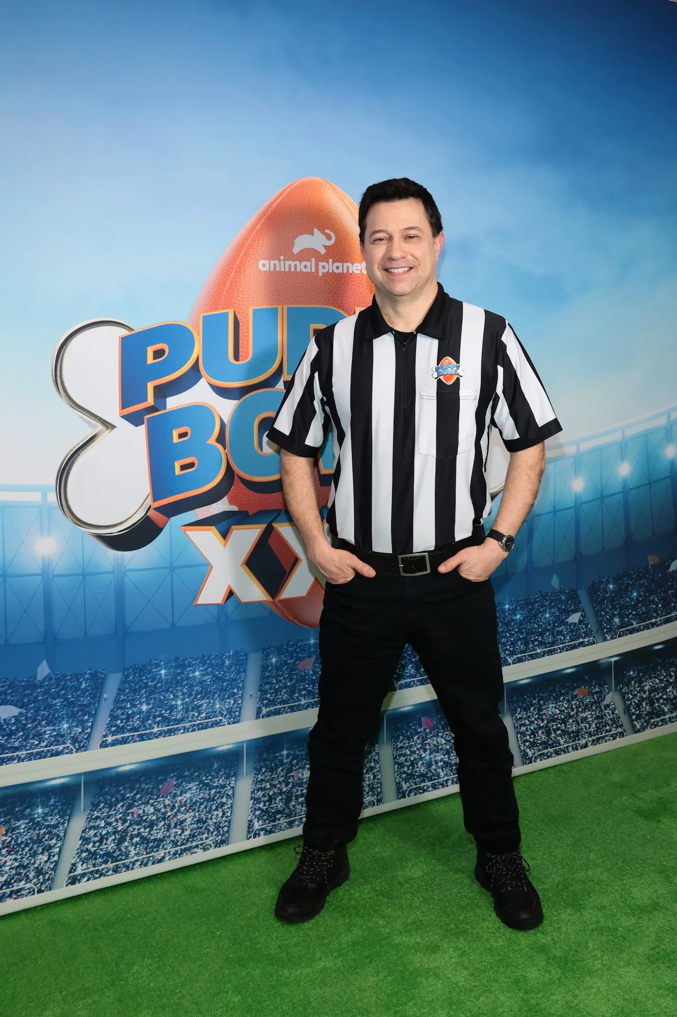 Puppy Bowl Ref Dan Schachner Adopted His Own Dog From the Event GettyImages-2259790145
