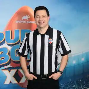 Puppy Bowl Ref Dan Schachner Adopted His Own Dog From the Event GettyImages-2259790145