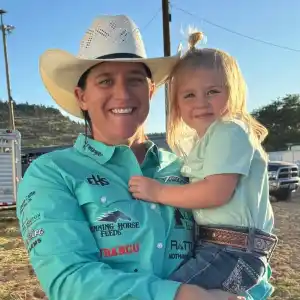 Rodeo Star Kelsie Domer 3 Year Old Daughter Oaklynn Dies Following a Horse Accident