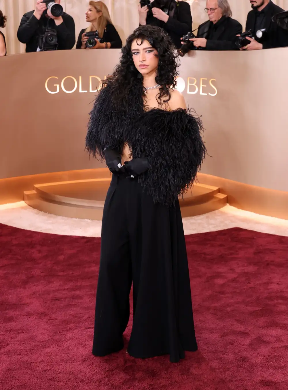 Stars Go Regal With Long Trains and Gloves in Red Carpet Style Forecast GettyImages-2255936312