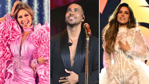 Thalía, Romeo Santos y Gloria Trevi en Premio Lo Nuestro 2026.