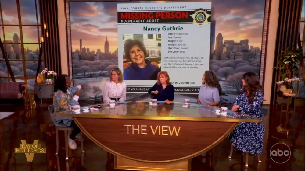 The View Ladies Send Support to Savannah Guthrie Amid Moms Disappearance Our Hearts Go Out to Her Inline