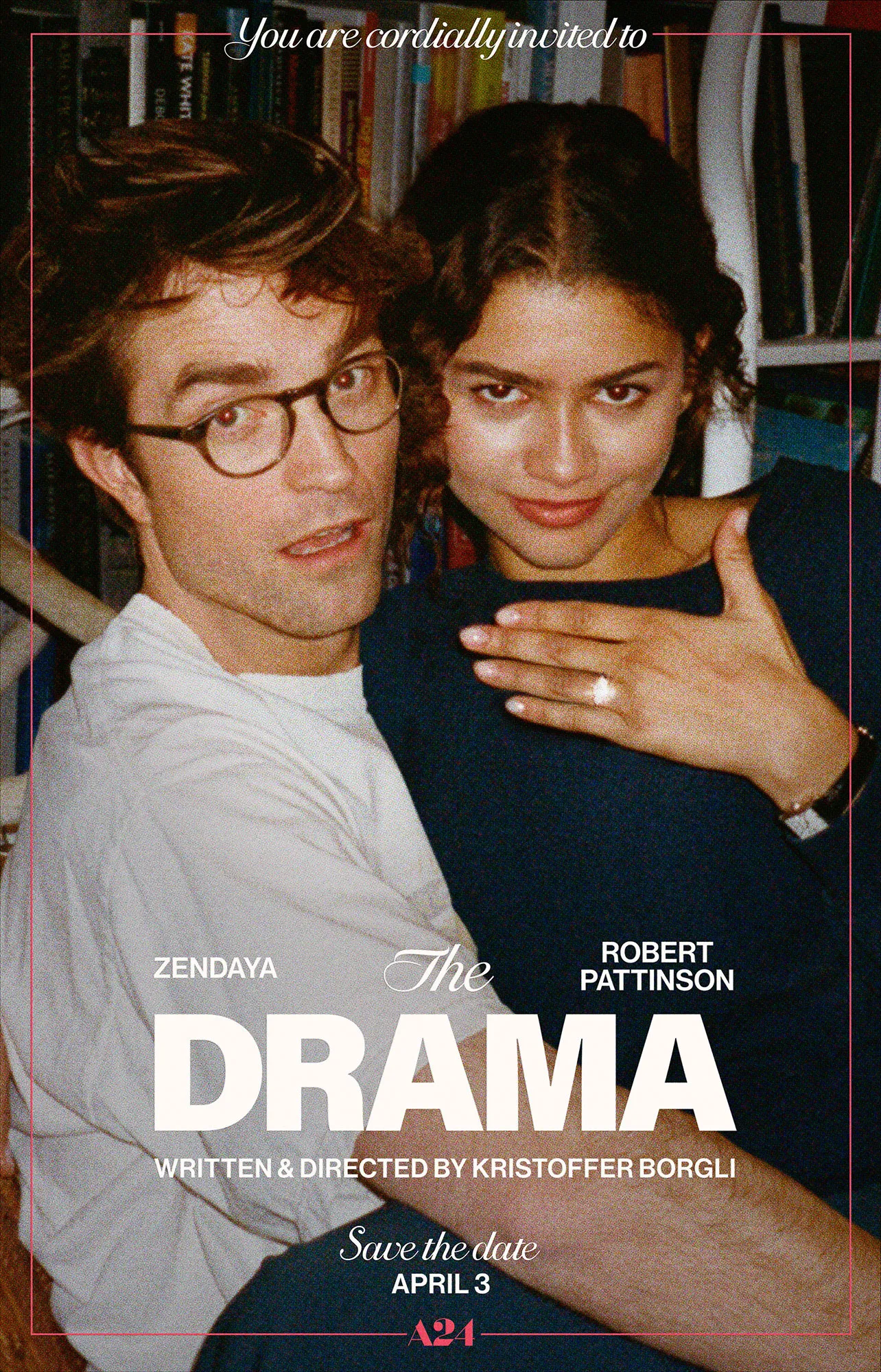 Zendaya and Robert Pattinson The Drama Credit A24