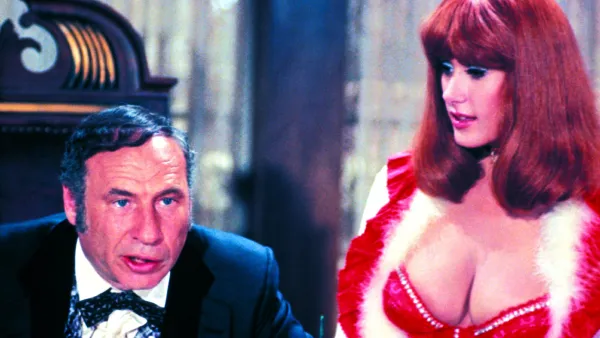 Mel Brooks and Robyn Hilton in Blazing Saddles