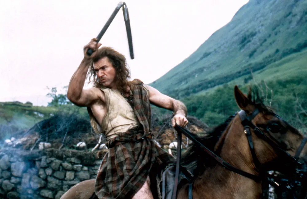 Mel Gibson in Braveheart