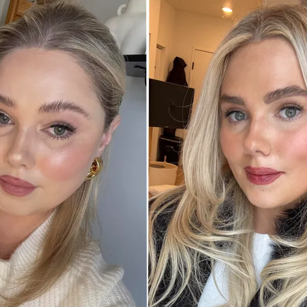 Before and After of Brow Wiz Eyebrow Pencil Anastasia Beverly Hills