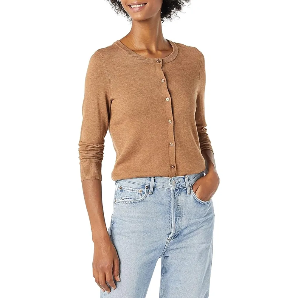 Amazon Essentials Crewneck Cardigan Sweater