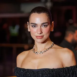 BERLIN, GERMANY - FEBRUARY 14: Dua Lipa attends the "Rosebush Pruning" premiere during the 76th Berlinale International Film Festival Berlin at Berlinale Palast on February 14, 2026 in Berlin, Germany. (Photo by Gerome Defrance/Getty Images)