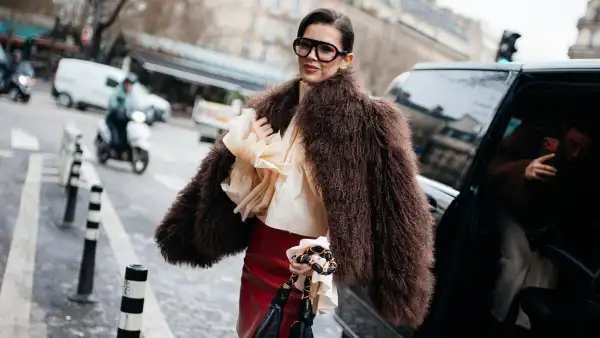Street Style at Haute Couture Spring Summer 2026 fashion week on January 28, 2026 in Paris, France. (Photo by WWD/WWD via Getty Images)