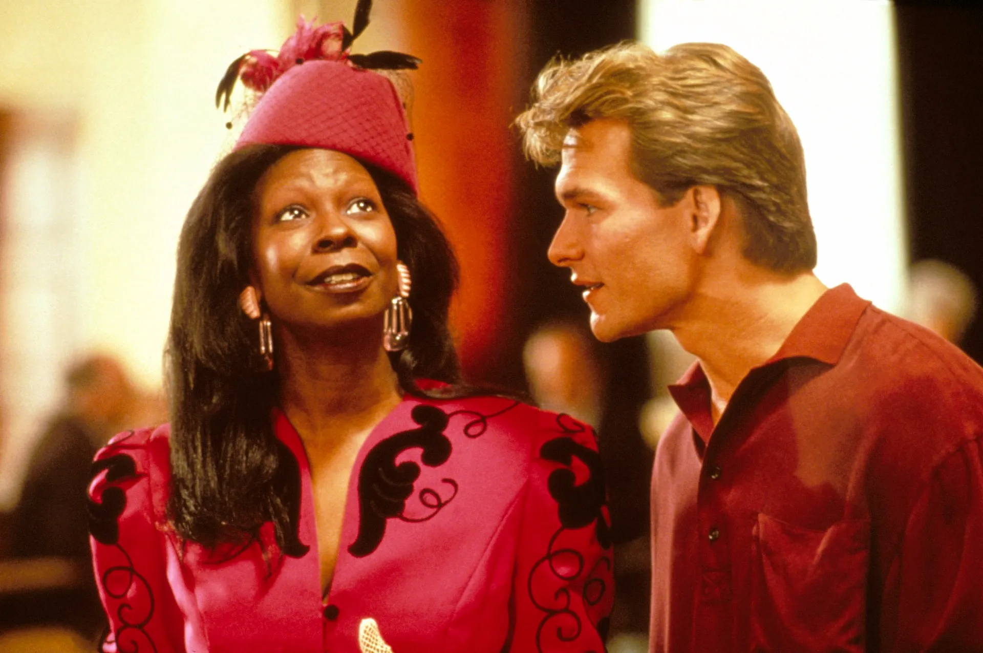 Whoopi Goldberg and Patrick Swayze in Ghost