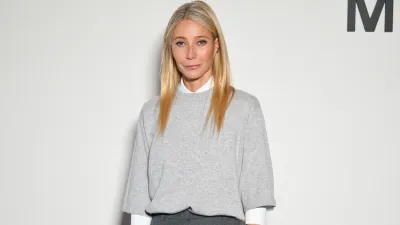 US actress Gwyneth Paltrow attends the Michael Kors Spring/Summer 2026 collection show on September 11, 2025 in New York City. (Photo by ANGELA WEISS / AFP) (Photo by ANGELA WEISS/AFP via Getty Images)