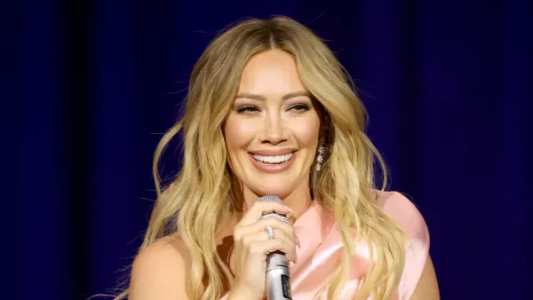 LAS VEGAS, NEVADA - FEBRUARY 14: (Exclusive Coverage) Hilary Duff performs onstage at Voltaire at The Venetian Resort Las Vegas on February 14, 2026 in Las Vegas, Nevada. (Photo by Kevin Mazur/Getty Images for HD)