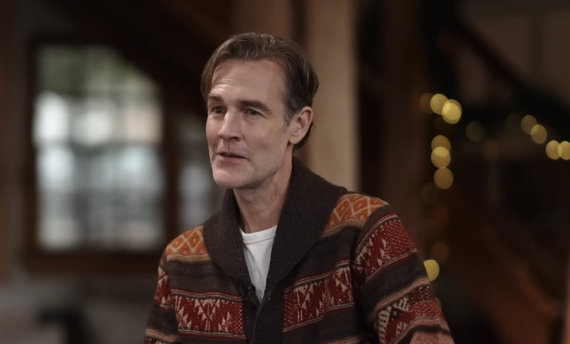james van der beek gave uplifting message about cancer