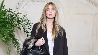 PARIS, FRANCE - JANUARY 26: Jennifer Lawrence attends the Christian Dior Haute Couture Week Spring/Summer 2026 show as part of Paris Fashion Week on January 26, 2026 in Paris, France. (Photo by Arnold Jerocki/Getty Images for Christian Dior)