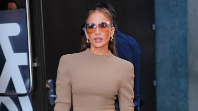 NEW YORK, NY - OCTOBER 6: Jennifer Lopez is seen on October 6, 2025 in New York City. (Photo by XNY/Star Max/GC Images)