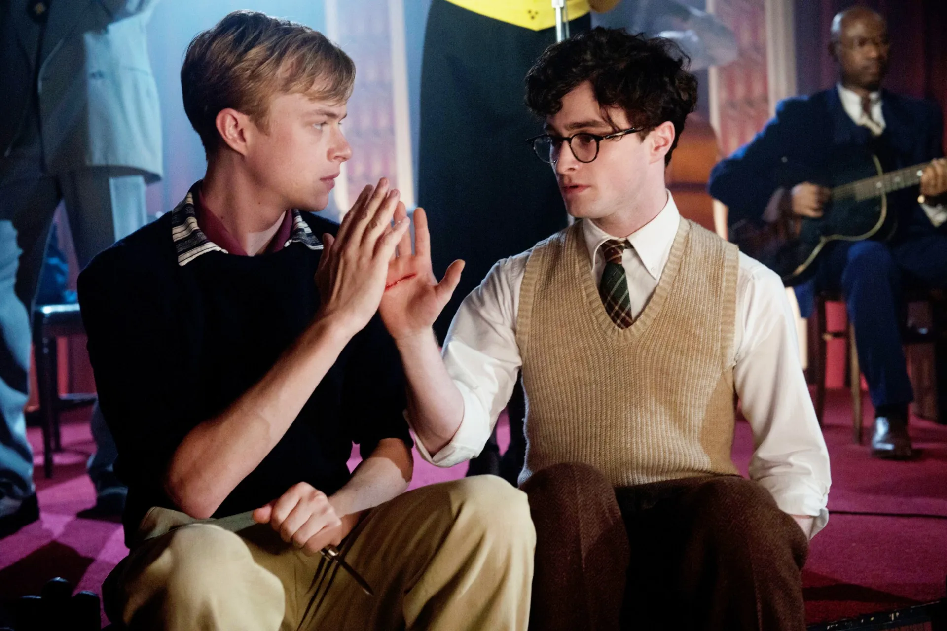Dane DeHaan and Daniel Radcliffe in Kill Your Darlings