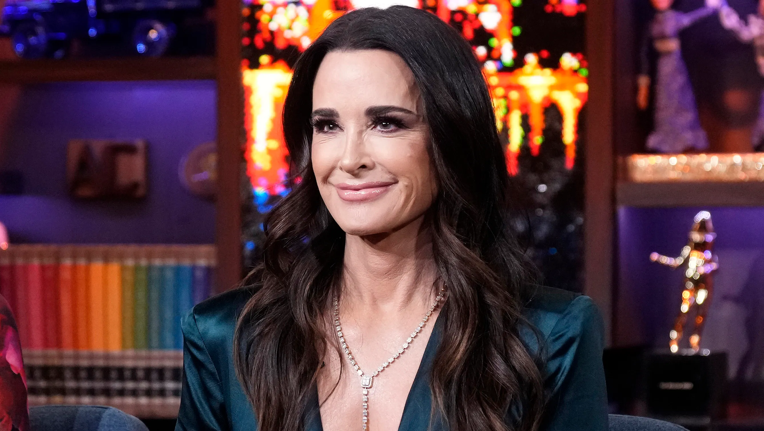 WATCH WHAT HAPPENS LIVE WITH ANDY COHEN -- Episode 23019 -- Pictured: Kyle Richards -- (Photo by: Charles Sykes/Bravo via Getty Images)