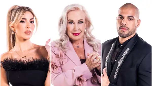 Oriana Marzoli, Josh Martínez y Laura Zapata.