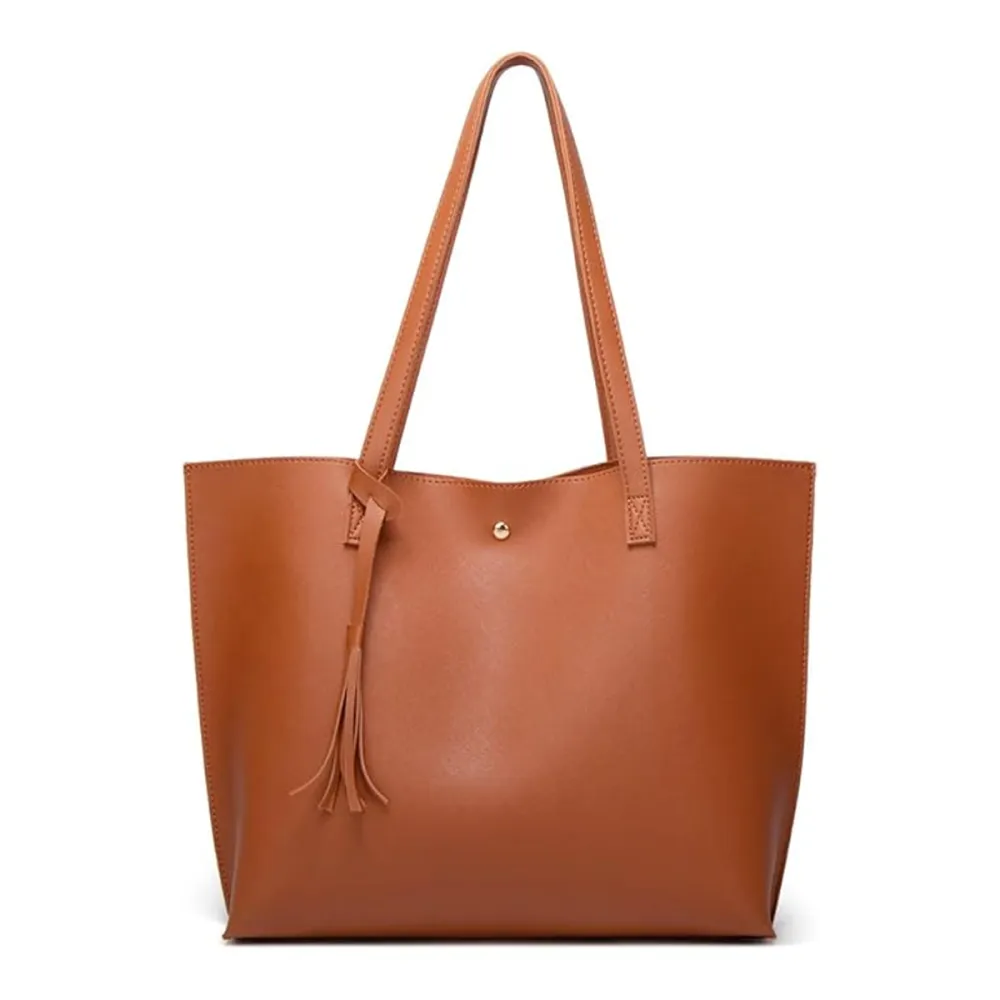 Dreubea Soft Faux Leather Tote