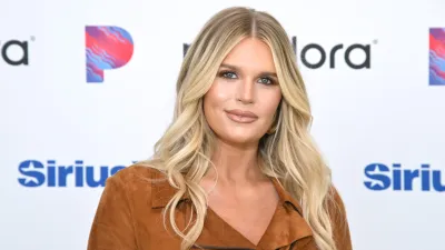 Madison LeCroy Striped Shirt