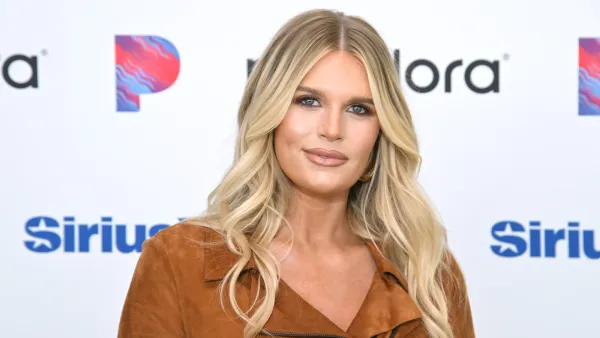 Madison LeCroy Striped Shirt