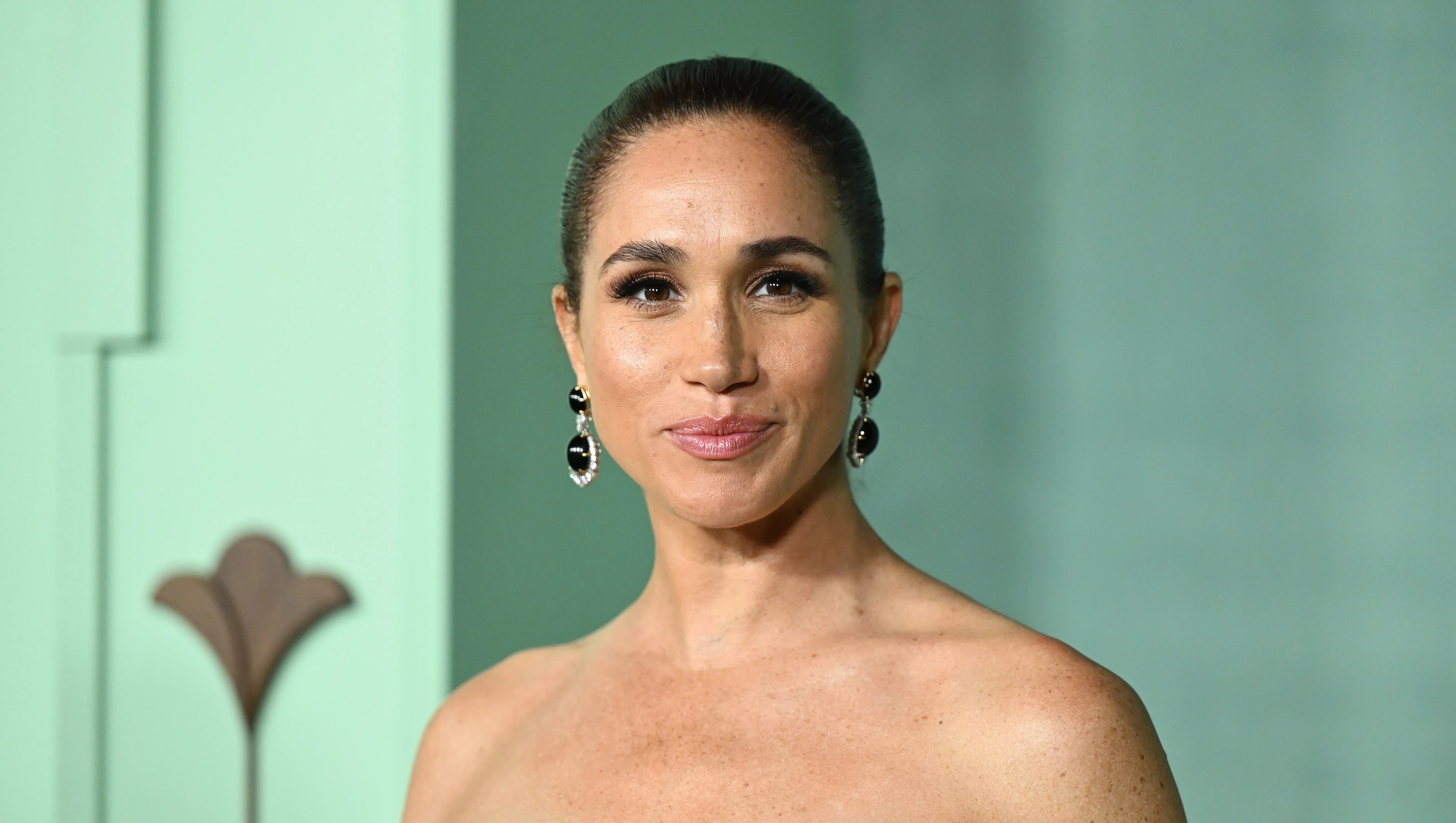 Meghan, Duchess of Sussex at the 2026 Fifteen Percent Pledge Fundraising Gala held at Paramount Studios on February 07, 2026 in Los Angeles, California. (Photo by Gilbert Flores/Variety via Getty Images)
