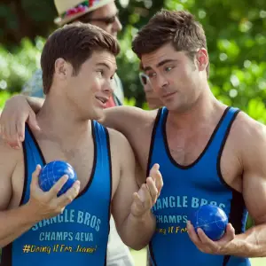 Adam DeVine and Zac Efron in Mike and Dave Need Wedding Dates