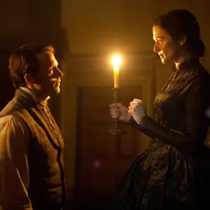 Sam Claflin and Rachel Weisz in My Cousin Rachel