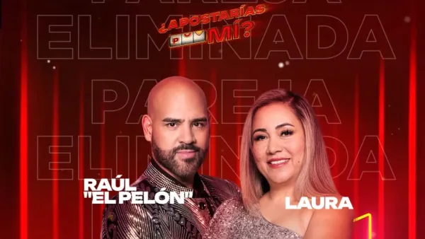 Raúl "El Pelón" y Laura Molinar en 'Apostarías por mí'.