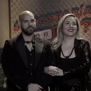 El Pelón Molinar y su esposa Laura en ¿Apostarías por mí?