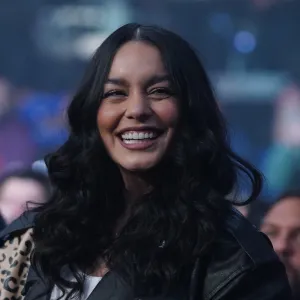 INGLEWOOD, CALIFORNIA - JANUARY 06: Vanessa Hudgens attends Monday Night RAW at Intuit Dome on January 6, 2025 in Inglewood, California. (Photo by WWE/Getty Images)