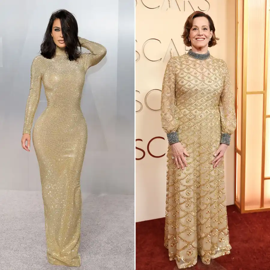 01 Kim Kardashian and Sigourney Weaver Who Wore It Best at the 2026 Oscars