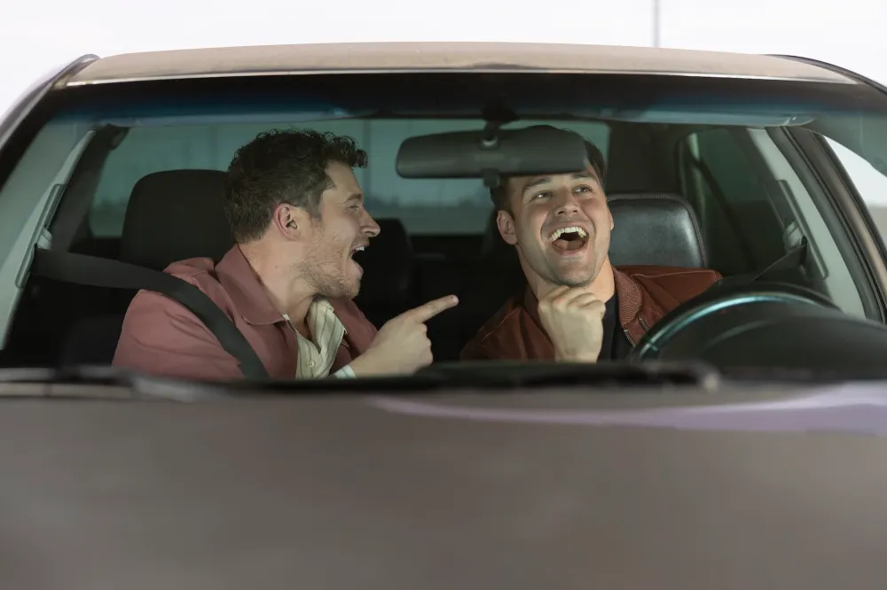 OLIVER STARK, RYAN GUZMAN, Buck and Eddie road trip