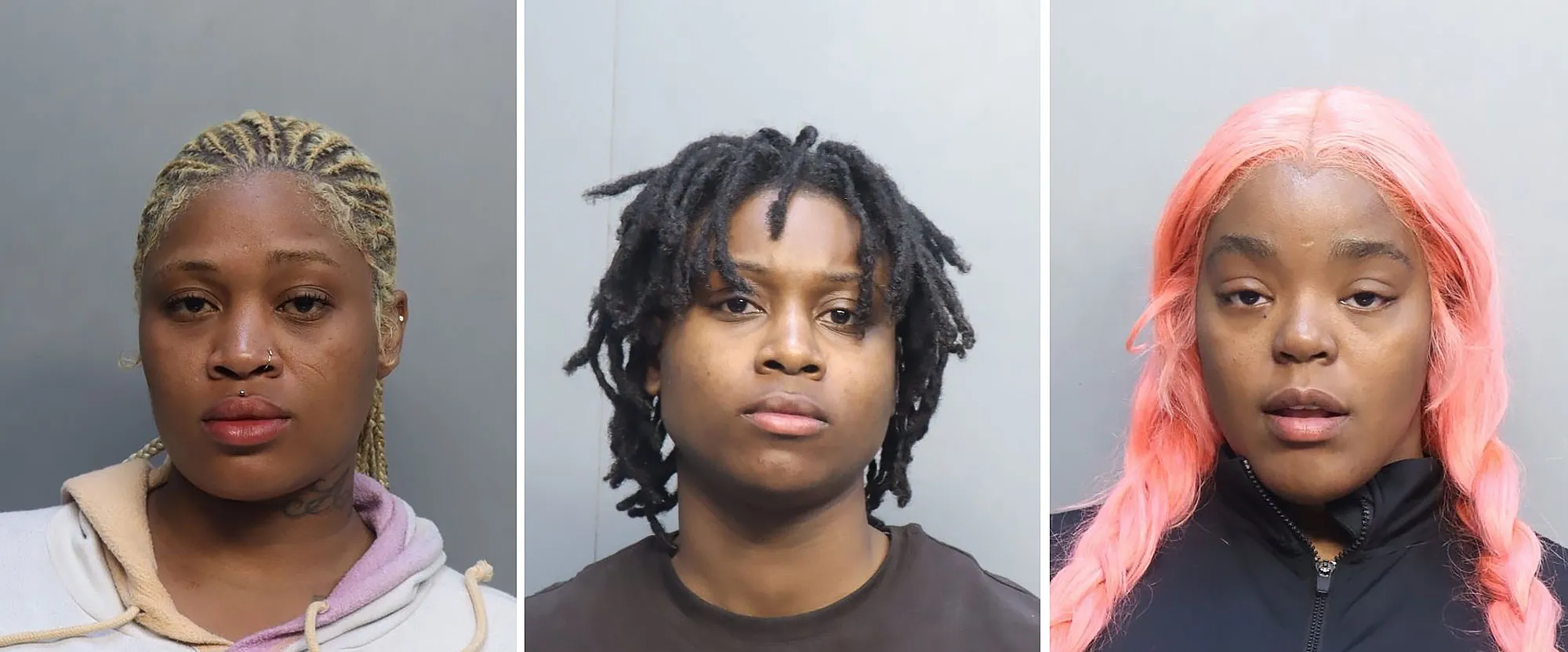 3 Women Arrested After Allegedly Refusing to Pay Extra Baggage Fee Davana Cochran Dionjana Cochran Nafisa Dockery
