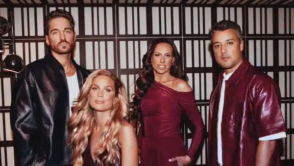 Dhani Lennevald, Marie Serneholt, Sara Lumholdt and Amit Paul of A*Teens