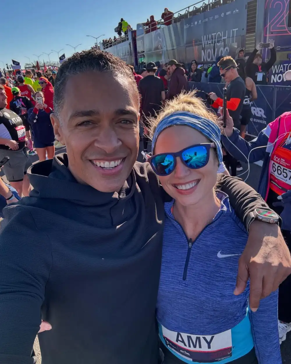 Amy Robach and Fiance TJ Holmes Have Been Approached by Netflix for Project About Their Love Story IG