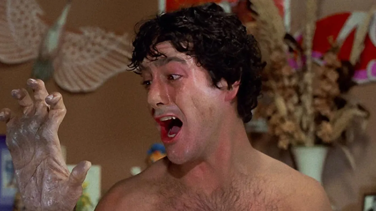 David Naughton in An American Werewolf in London