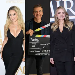 Aracely Arámbula, Adrián Uribe y Angélica Rivera