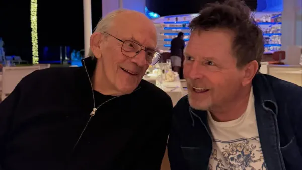 Back to the Future's Michael J. Fox and Christopher Lloyd Reunite