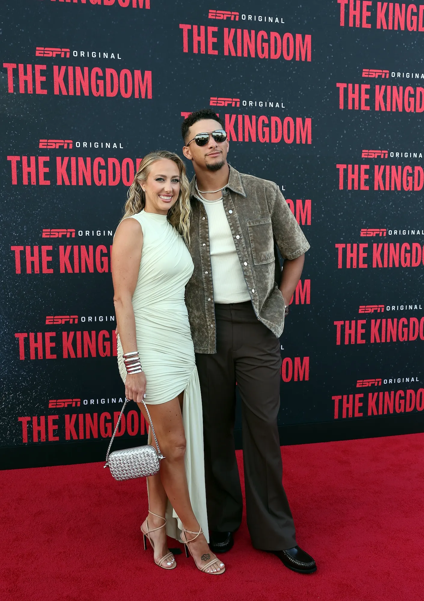 Brittany Mahomes Wears Leggy Dress on Wedding Guest Date Night GettyImages-2231904062