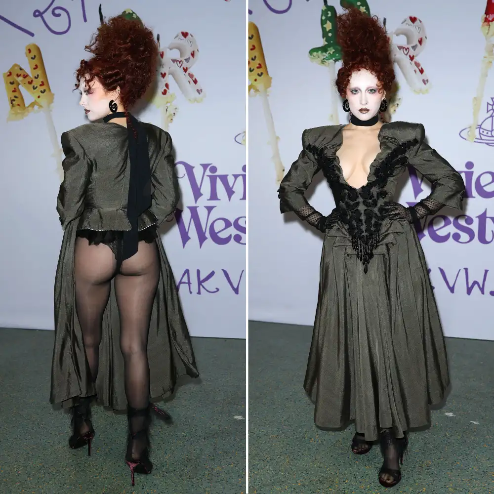 Chappell Roan Rocks See Through Dress and Entirely Backless Look With Thong During Paris Fashion Week