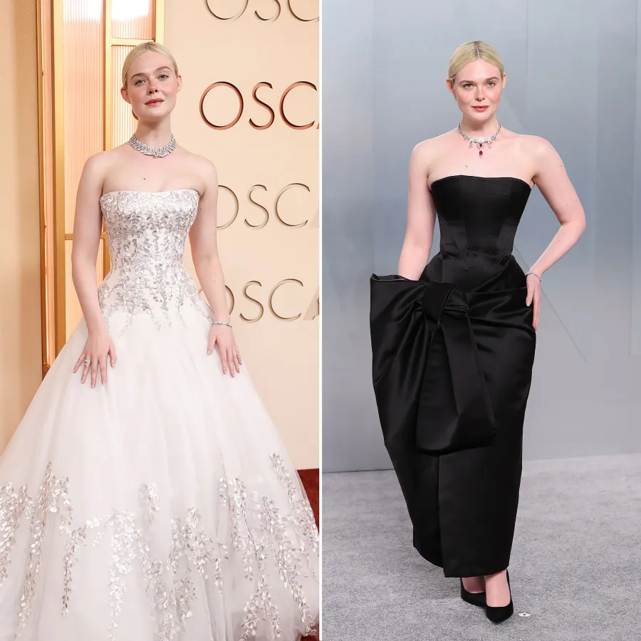 Elle Fanning Every Celebrity Outfit Change From Oscars to Afterparties