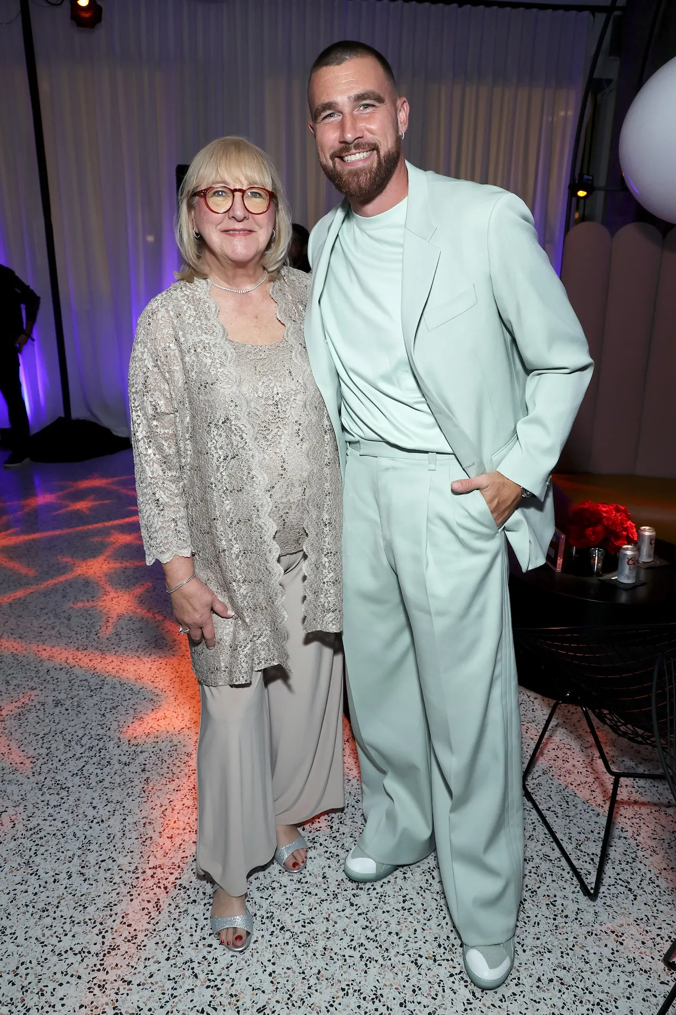 GettyImages-1535631206 Travis Kelce Donna Kelce 2023