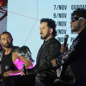 Mario Domm, Pablo Hurtado y Samo