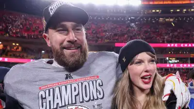 GettyImages-2196122902 Travis Kelce Taylor Swift January 2025