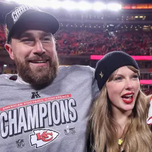 GettyImages-2196122902 Travis Kelce Taylor Swift January 2025